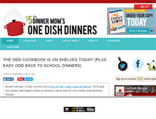 Tablet Screenshot of onedishdinners.com